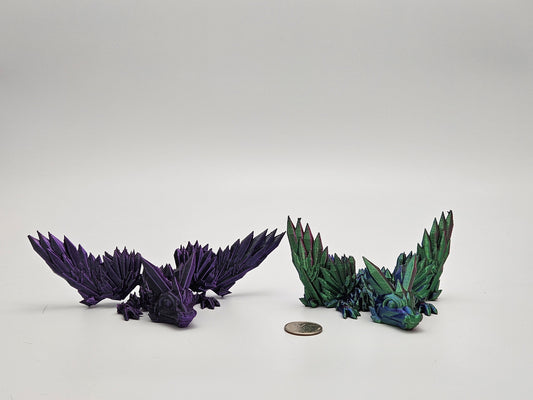 Crystal Dragon Tadling w/ Wings