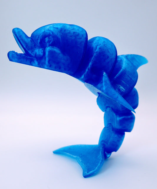 Flexy Dolphin (Glass Blue)