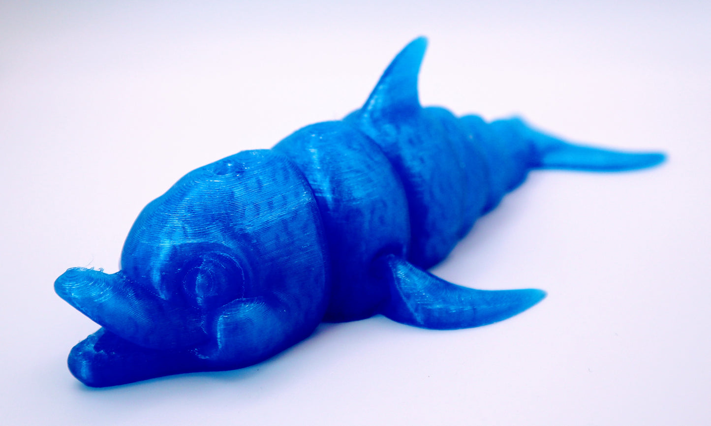 Flexy Dolphin (Glass Blue)