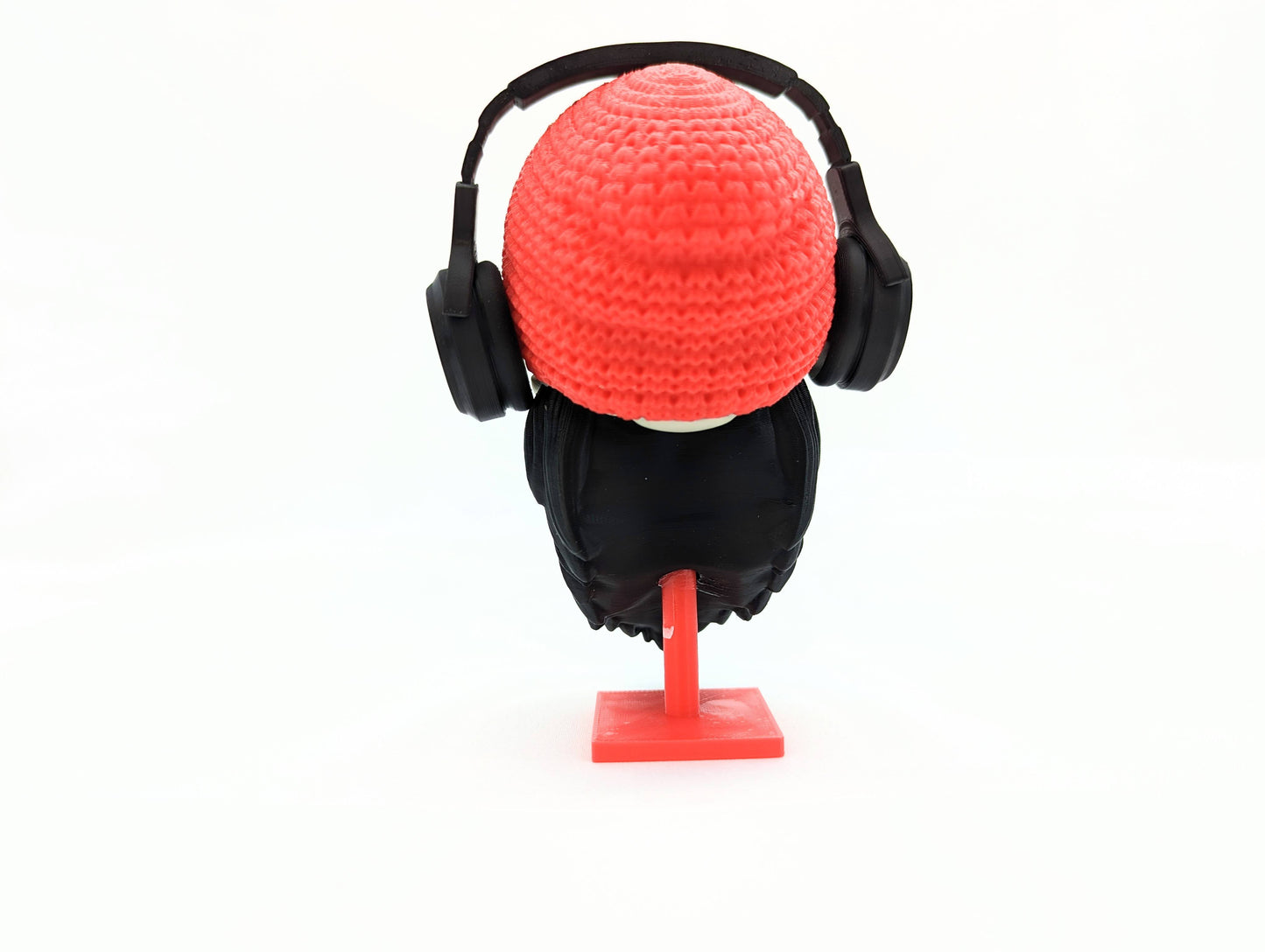 Bearded Skull with Beanie and Headphones